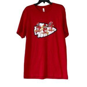 Canvas Bella + Canvas Men's Kansas City Chiefs Breezy Lil Mooney Landlord Red Lg